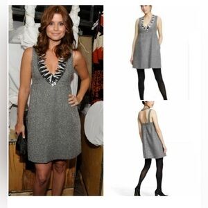 Ana Sui for Target Dress Metallic Boucle Size Medium 744